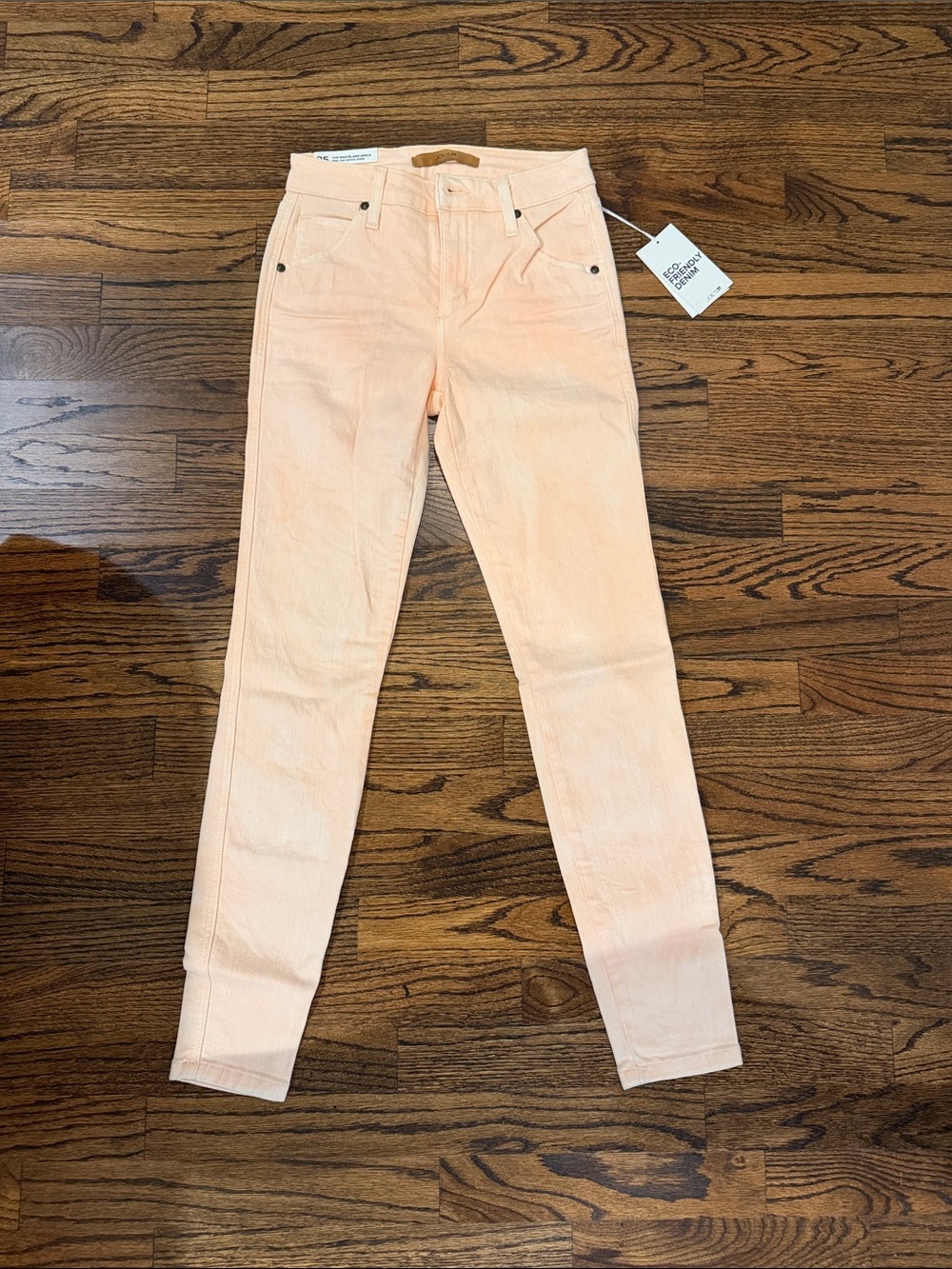 NWT Joe's Jeans The Wasteland Ankle High-Rise Skinny Jeans - Peach - Picture 2 of 6